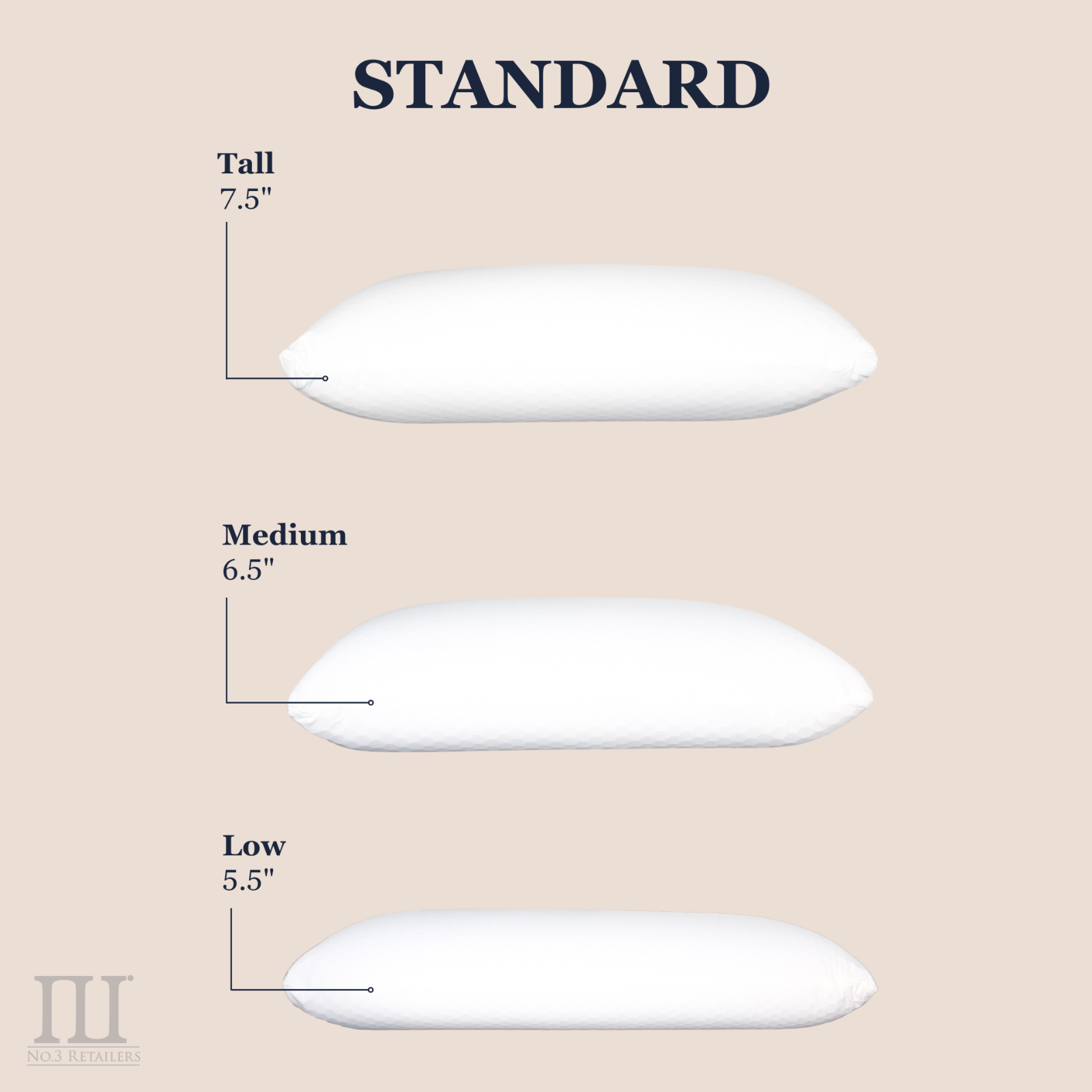 Purple Harmony Pillow - The Greatest Pillow Ever Invented - Standard, Tall C