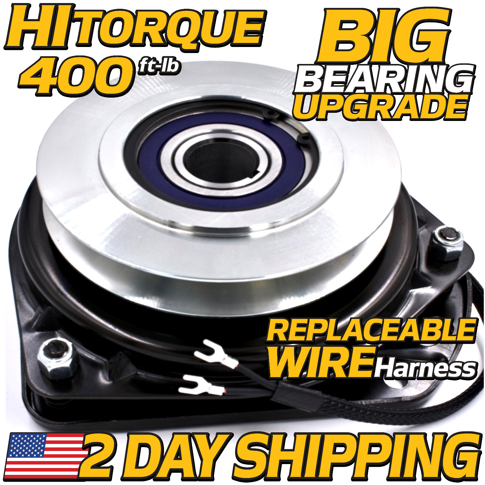 GT5-MC04D BIGBearing Billet Pulley PTO Clutch replaces Ogura