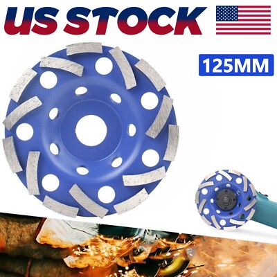 5'' Diamond Segment Grinding Wheel Cup Disc Grinder for Concrete Granite Stone