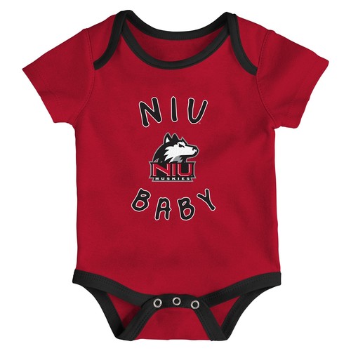 Outerstuff Northern Illinois Huskies NCAA Newborn Champs Набор из трех предметов Creeper
