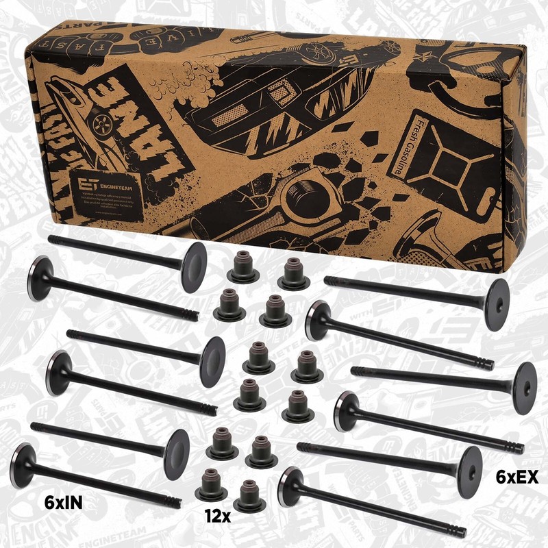 Et Engineteam Ventilsatz Einlass-/Auslassventil Boxet â Service Kit Vs0025 FÃ¼R 7