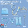 Davvew Princess Dresses for Girls Halloween Light Up Princess Costume for Little Girls Christmas Toddler Princess Dress Up Clothes
