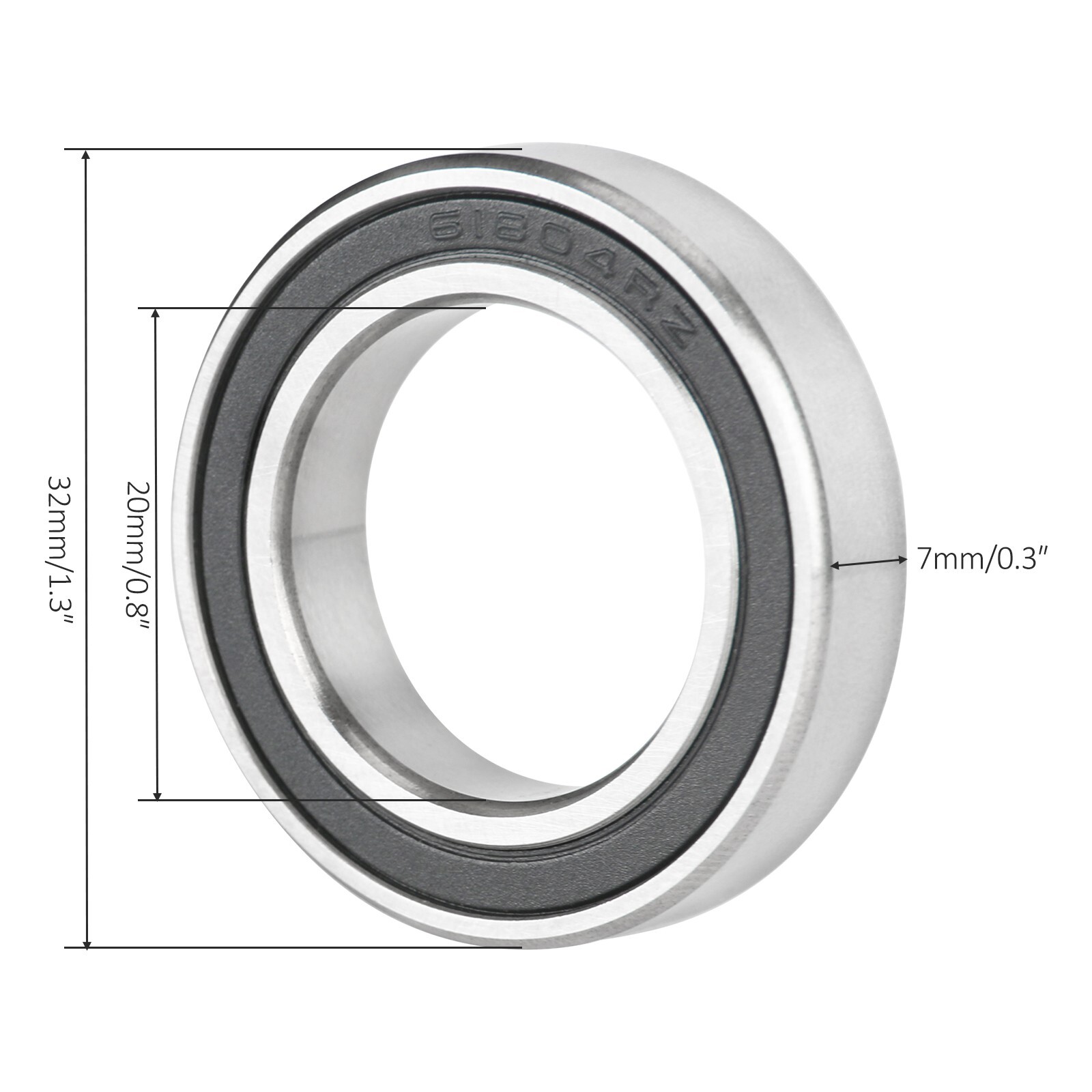 61804-RZ 6804ZZ 6804-2RS Deep Groove Ball Bearings 20x32x7mm | eBay