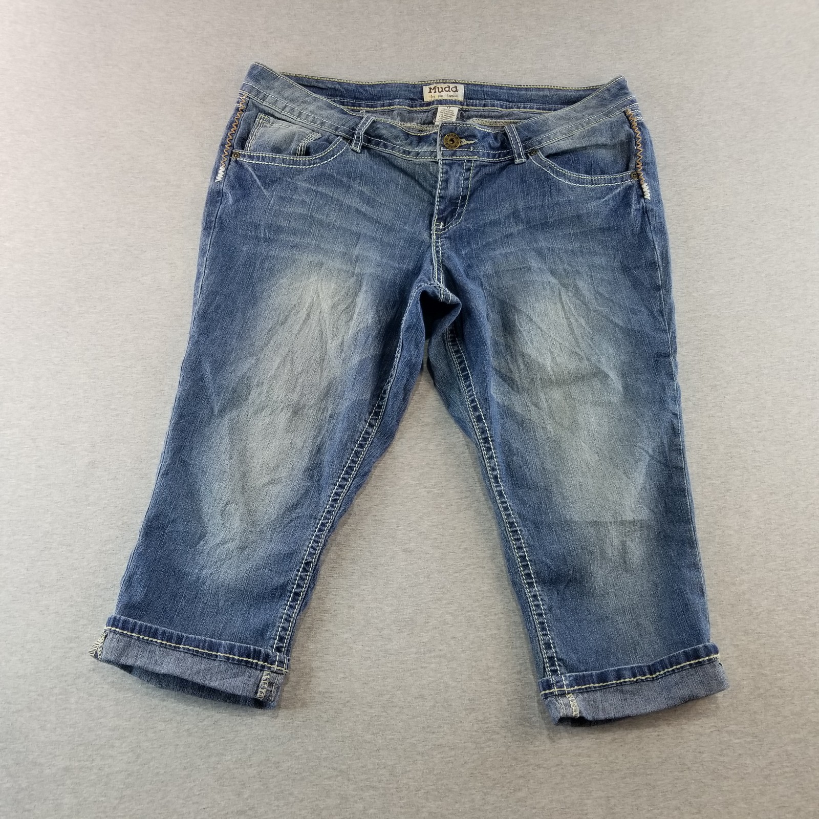 Mudd Jeans Women Sz 17 MedWash Normcore Cute Trendy Stylish Normcore Nice Trendy