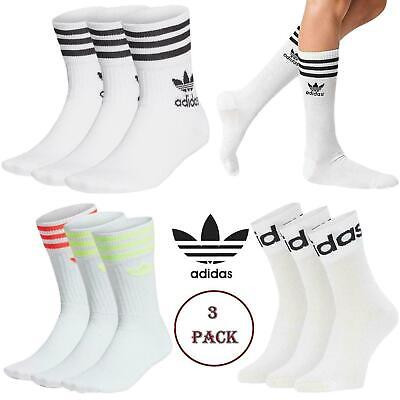 Adidas solid crew hot sale socks