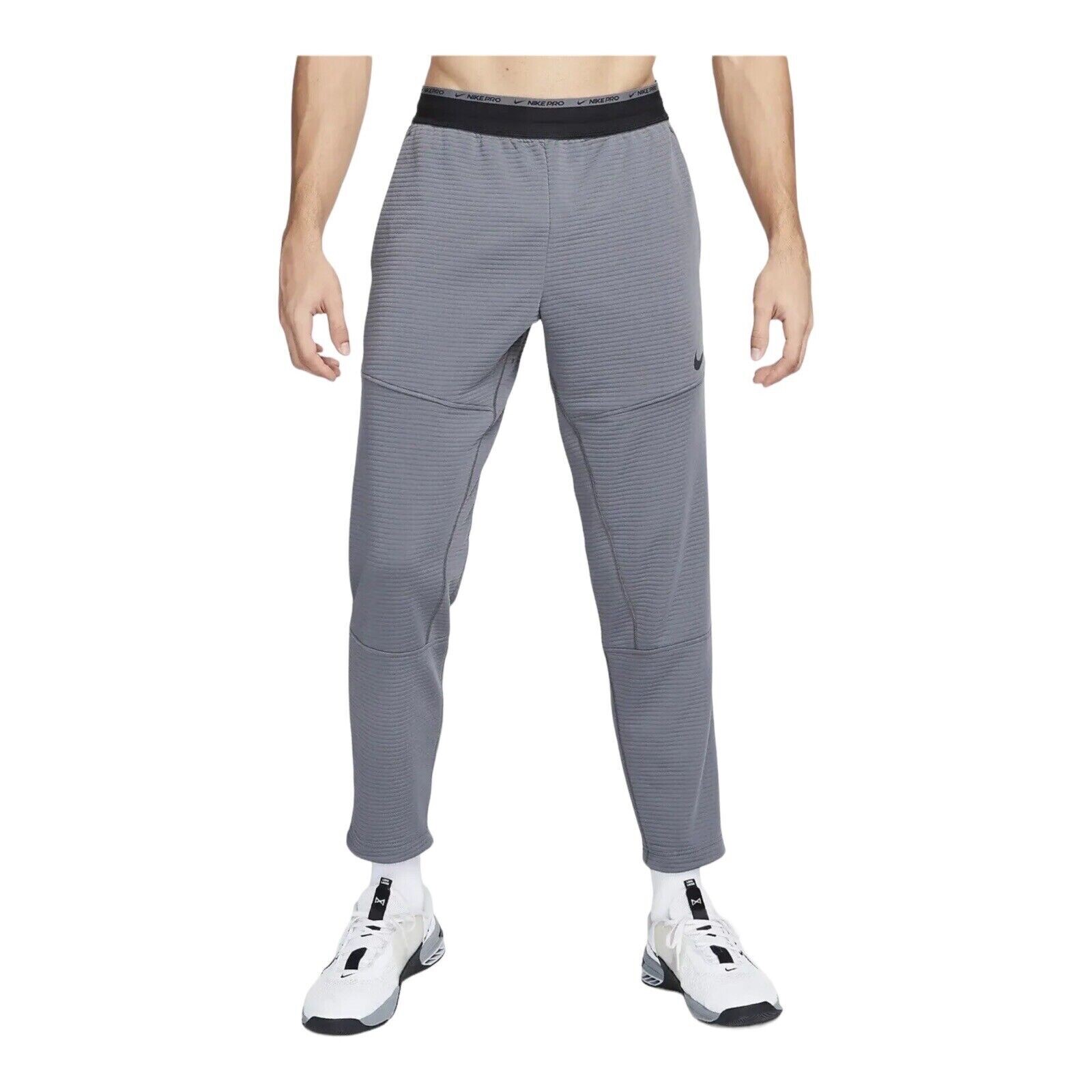 Nike Men's S-Tall Pro Dri-FIT Fitness Training Pants Grey DV9910