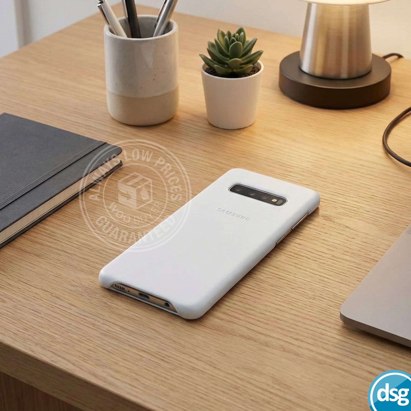 Official Samsung Galaxy S10+ S10 Plus Leather Cover Case White - Genuine