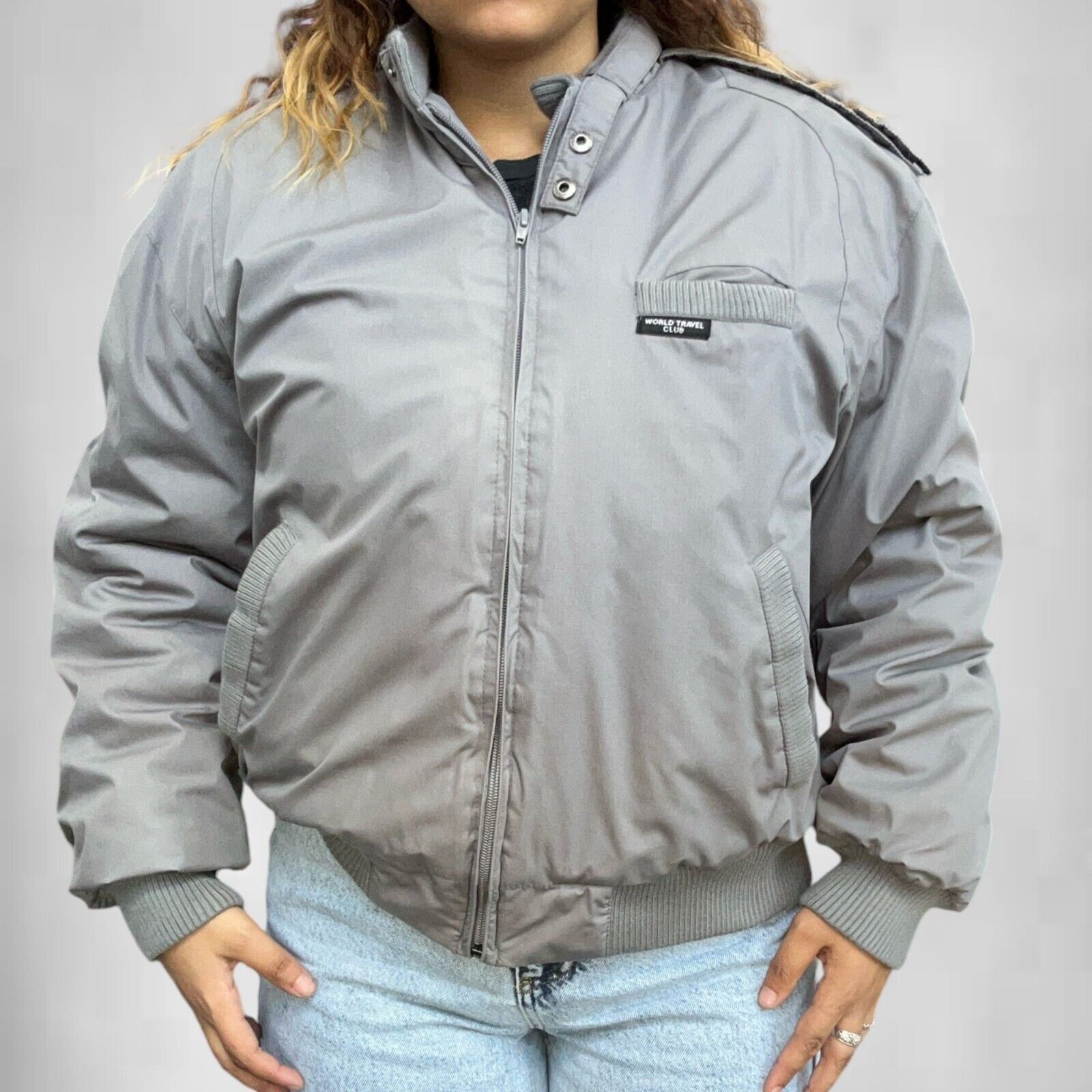 Vintage World Travel Club Bomber Jacket | eBay Vintage World Travel Club Bomber Jacket | eBay