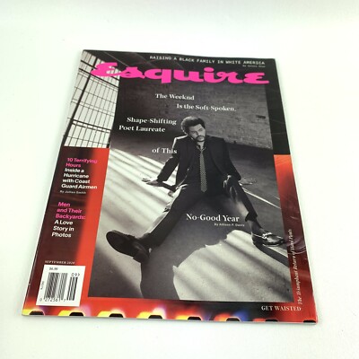 Esquire magazine Sept 2020 The Weeknd Weekend Inside a Hurricane Backyards New