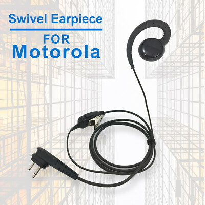 PTT Mic Swivel Earpiece for Motorola Radio Walkie Talkies CP200 CLS1410 CLS1110