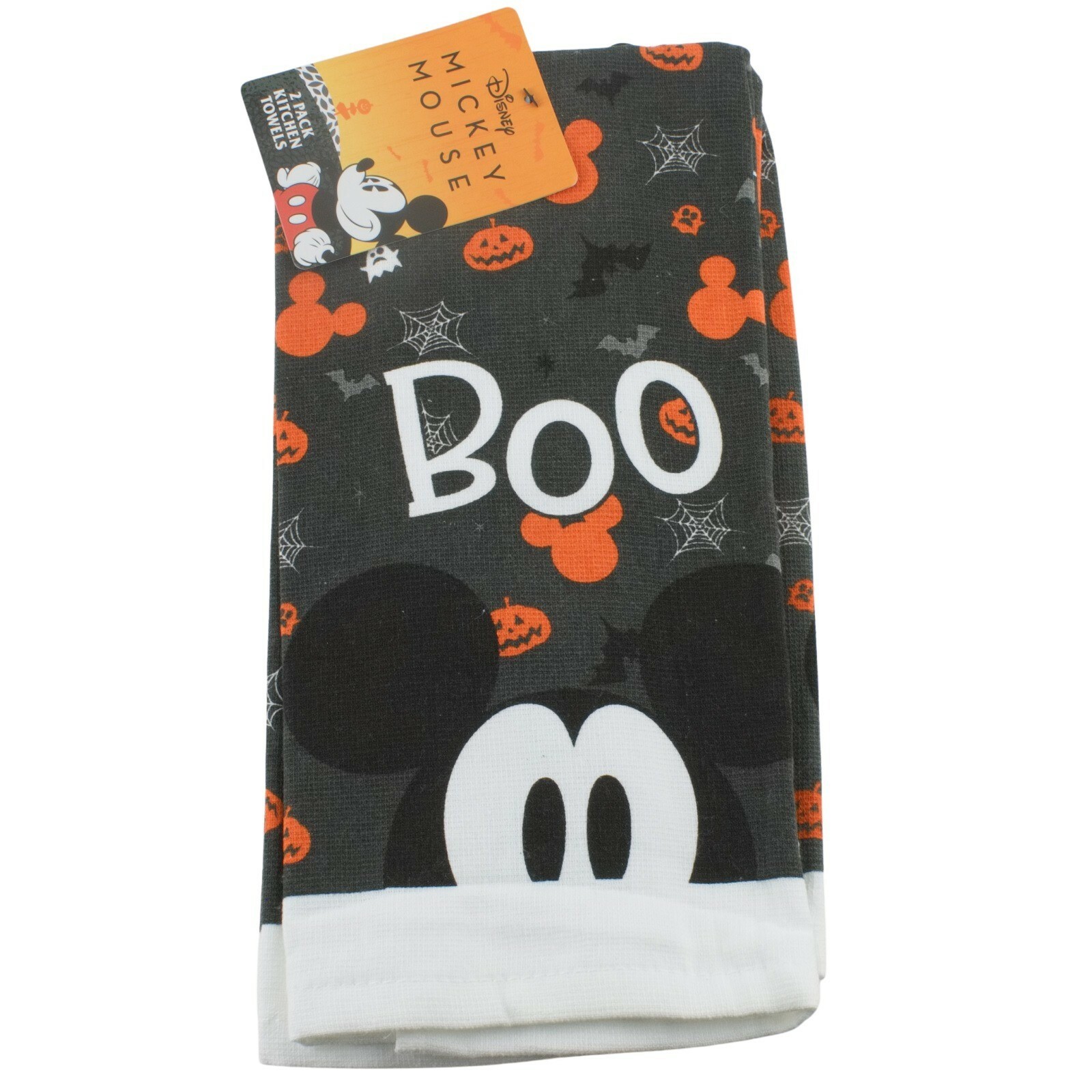 Disney Mickey Mouse Boo Halloween Kitchen Dish Towels 2 Pack eBay