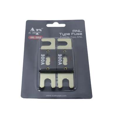 Audiopipe 300 Amp 32V Gold Plated ANL Car Audio Fuses / AP-ANL-300A