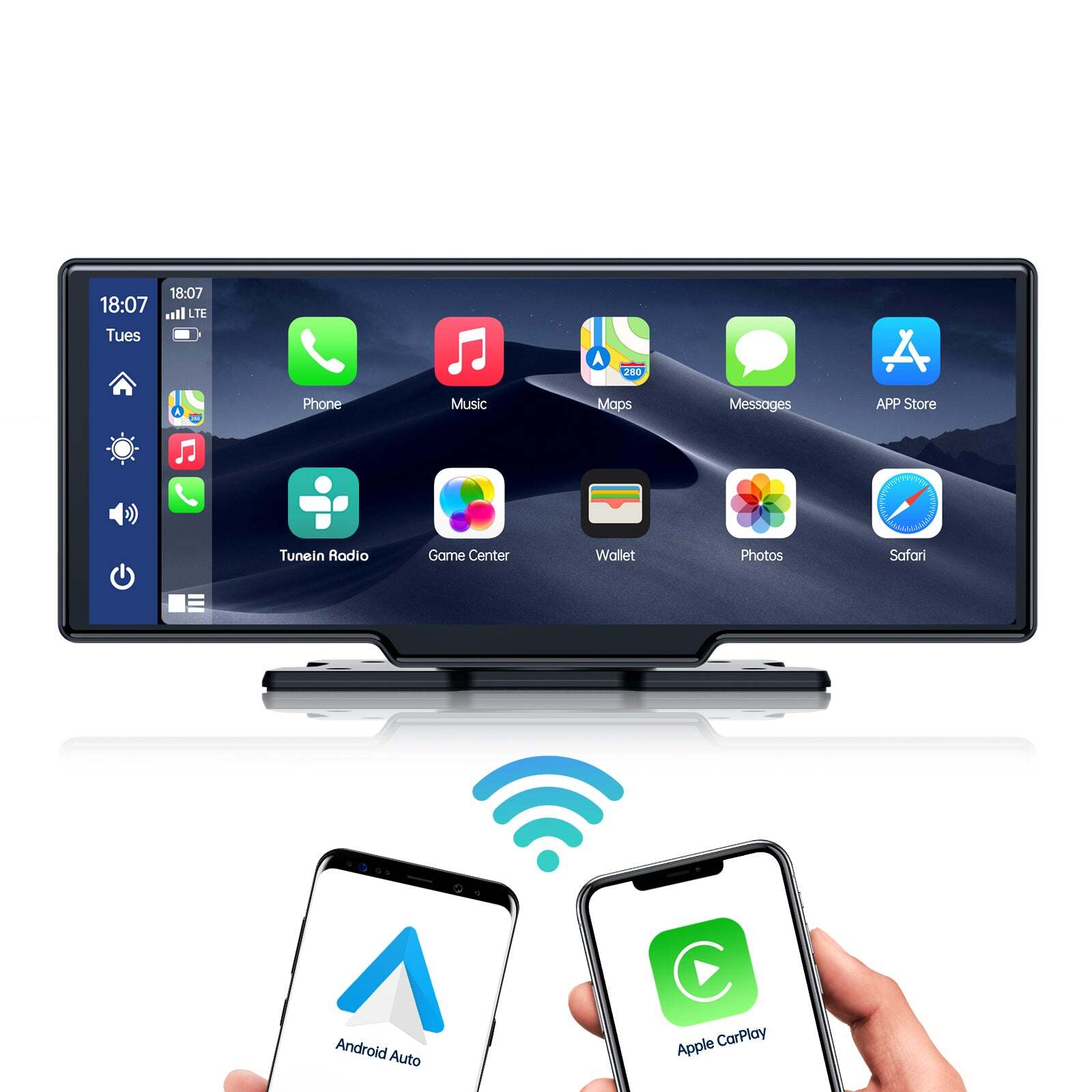 10.26"Touch Screen Car Radio Wireless Apple Carplay&Android Auto For Trucks GPS