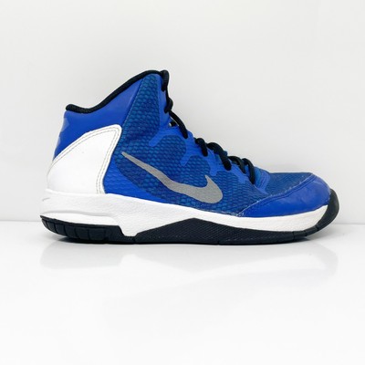 

Nike Boys Air Without A Doubt 759984-400 Синие баскетбольные кроссовки Размер 2Y, Синий, Air Without A Doubt