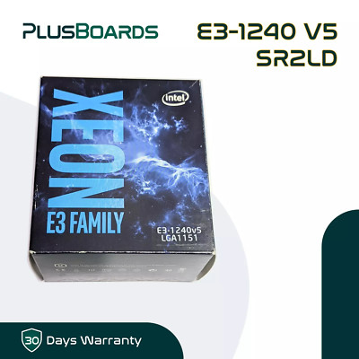 NEW Intel Xeon E3-1240 V5 3.50GHz 4 Core 8MB 8GT/s 80W LGA 1151 CPU Processor