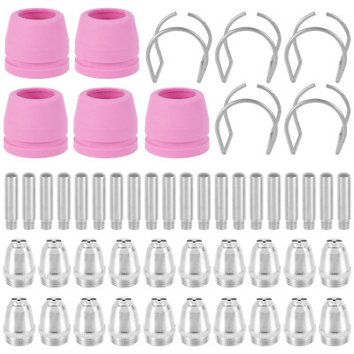 50Pcs Nozzles Tip Consumables Kit Compatible with AG-60 Metal Cutting Torch Ő