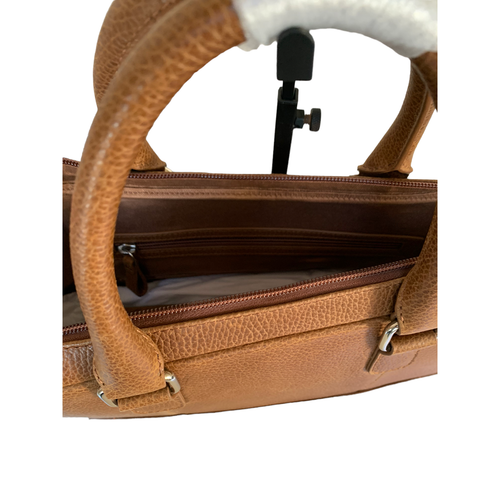 Adamonde - Classic Genuine Leather Briefcase//Laptop Bag - Brown