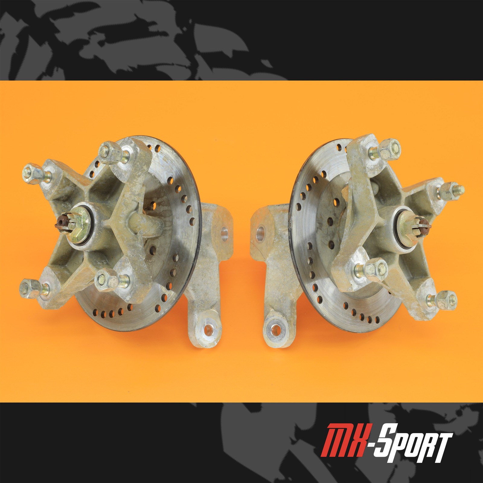 06-08 2006 Arctic Cat DXV 250 DVX Front Left Right Steering Knuckle Hub Spindle