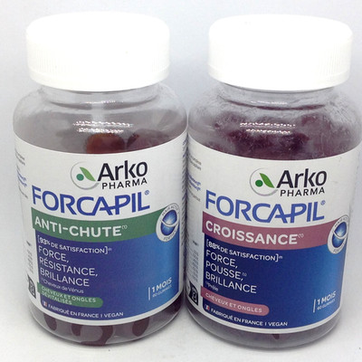 ARKO PHARMA FORCAPIL ANTI-CHUTE ET CROISSANCE  2 X 60 GUMMIES  05/2026