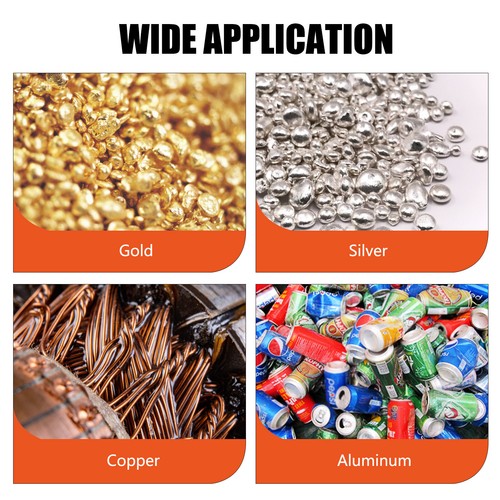 TOAUTO 12KG GAS METAL MELTING FURNACE Propane Forge Copper Brass Bronze Silver 