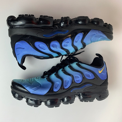 Nike Air VaporMax Plus OG Black Chamois Hyper Blue Yellow 924453-008 Men's  11 | eBay