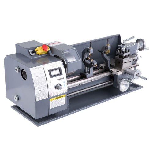 8" &times; 16" Mini Metal Lathe 1100W Metal Gear Digital Display 9 Turning Tools Set