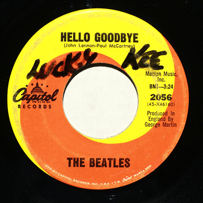 The Beatles   Hello Goodbye / I Am The Walrus - 45 rpm Vinyl 7'' Single 2056