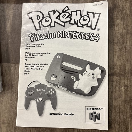 Nintendo Pokémon mini 　本体　カセット　説明書 NINTENDO64】ゲームの取扱説明書の詰め合わせを開封しようよ