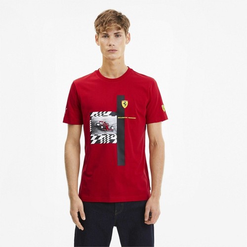 

[596156-01] Мужская футболка Puma SF Ferrari Q2, Красный