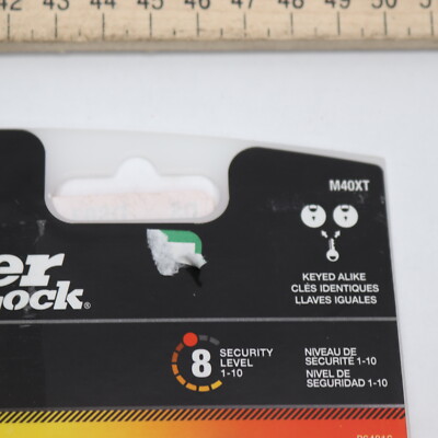 (2-Pk) Master Lock Magnum Heavy Duty Discus Padlock with Key Stainless Steel