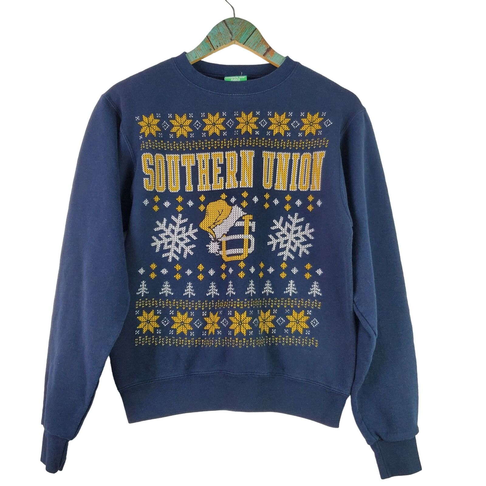 Vintage 90's Champion Eco Fleece Southern Union Christmas Vintage 90's Champion Eco Fleece Southern Union Christmas