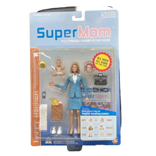 NEW. Happy Worker Supermom Super Mom Action Figure Superheroes Rare NEW. Happy Worker Supermom Super Mom Action Figure Superheroes Rare