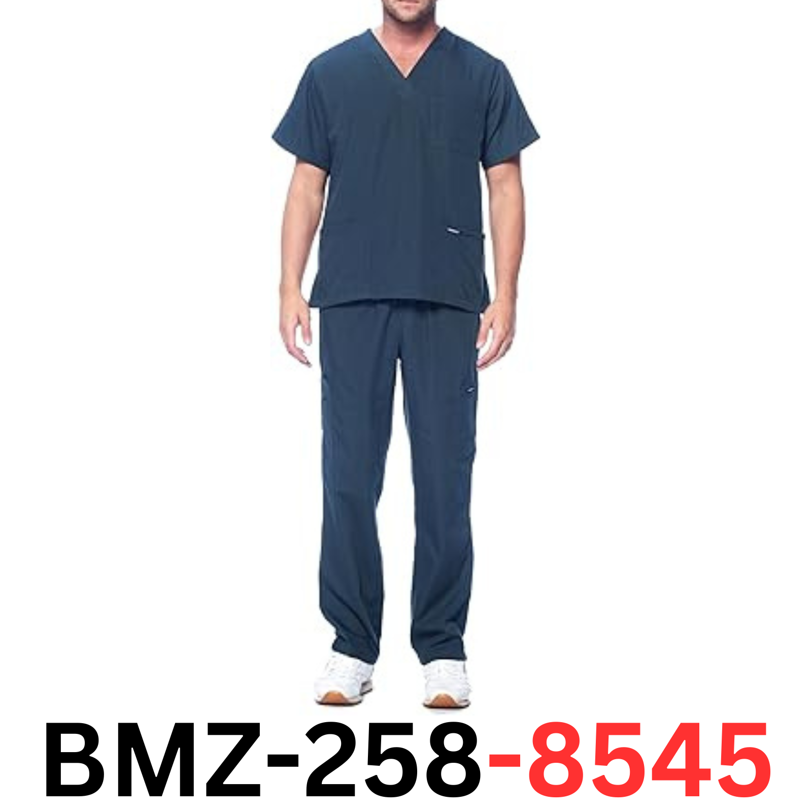 Dagacci Medical Uniform Unisex Scrubs Set Medical Scrubs Top and Pants (X-Small)