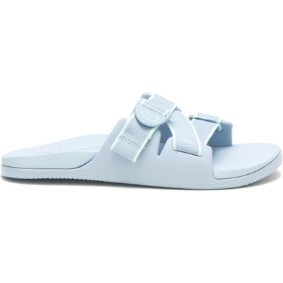 

Женские сандалии Chaco Chillos Slide Outskirt Sky Blue 6 M из полиэстера
