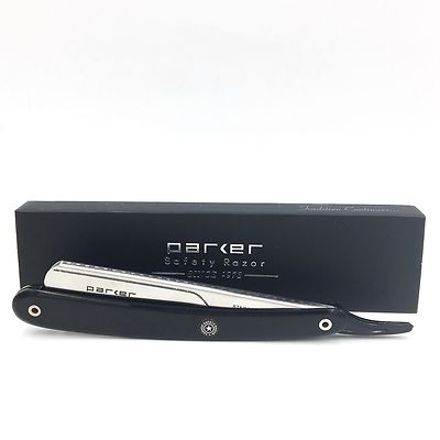  Parker PTB Straight/Shavette Razor Push Type Blade Load - Professional Quality