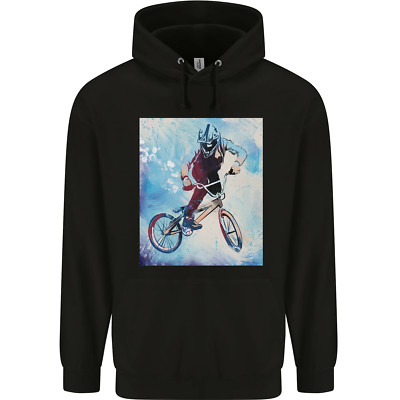 A Cool BMX Design Childrens Kids Hoodie