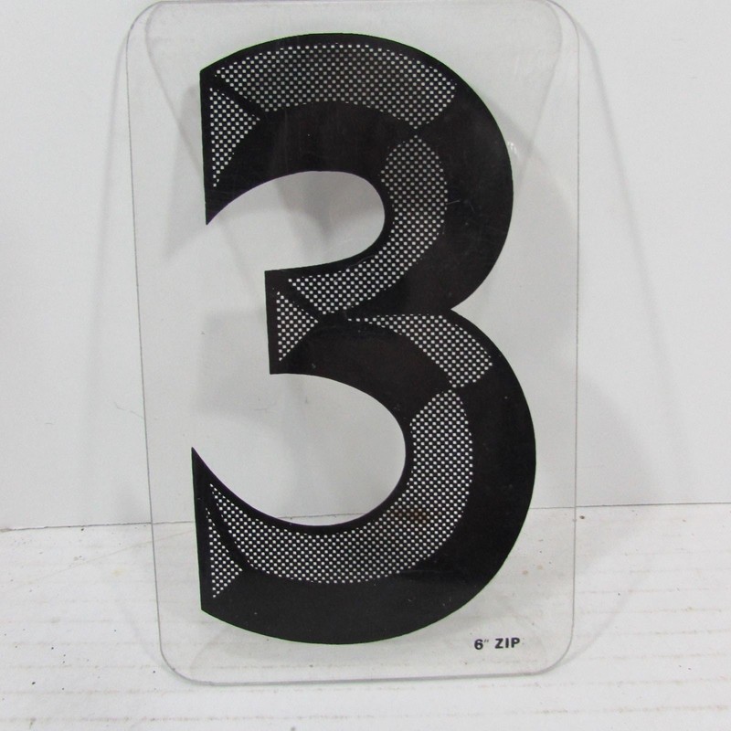 Schilder & Tafeln Wagner ZipChange Changeable Outdoor Sign 6" Letters Numbers Symbols Black 3D
