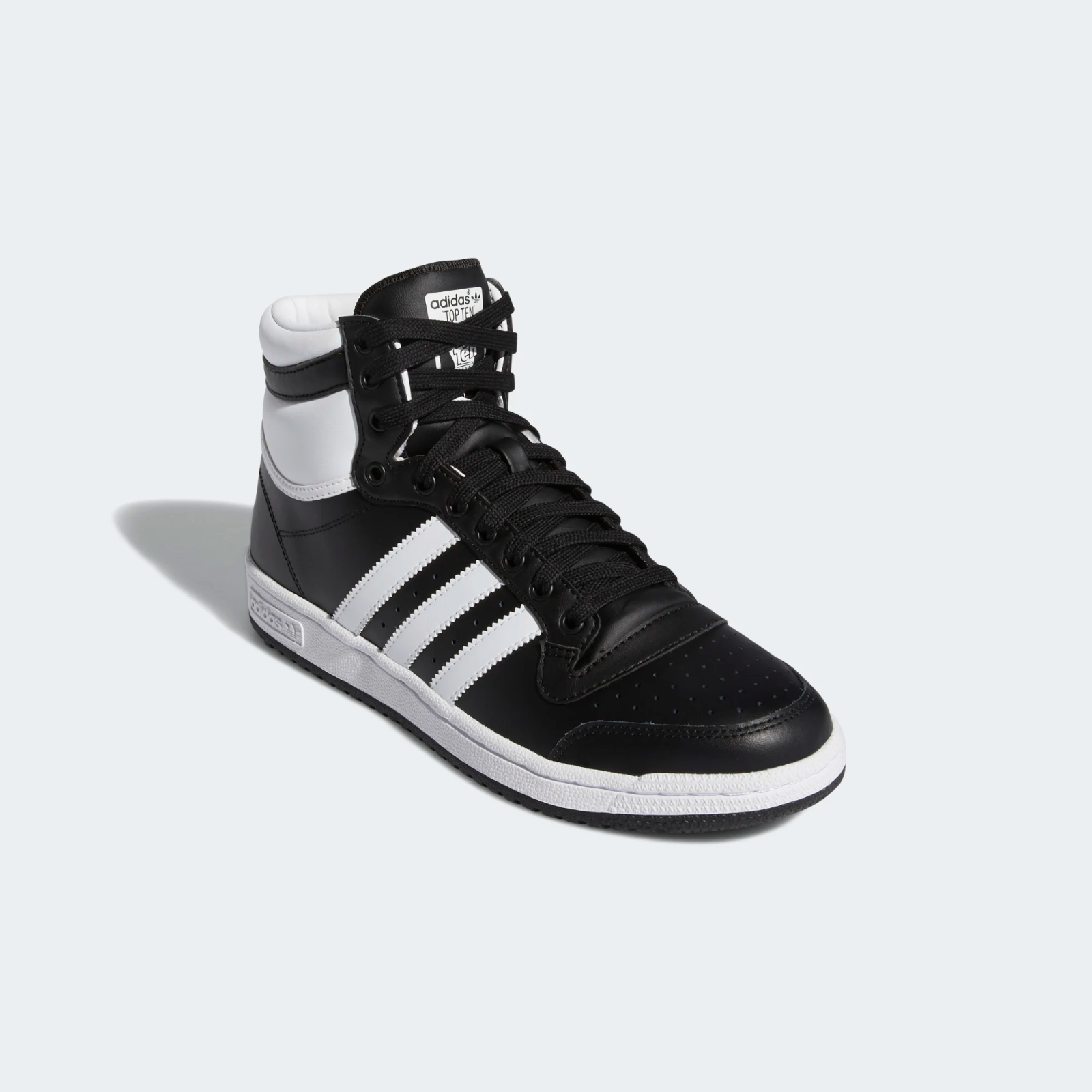ADIDAS ORIGINALS ADIDAS ORIGINAL HERREN TOP TEN HOHE SCHUHE SCHWARZ