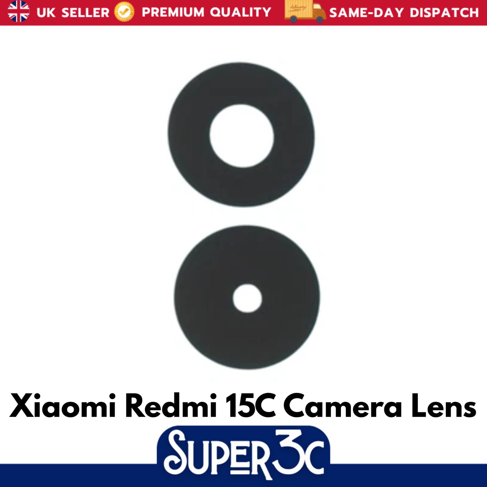 For Xiaomi Redmi 15C Replacement Rear Back Camera Lens Premium Quality -UK Stock