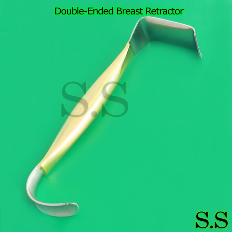 Double-Ended Breast Retractor, 9 1/2" (24cm), blades 7/8in x 1-1/2in BST-07
