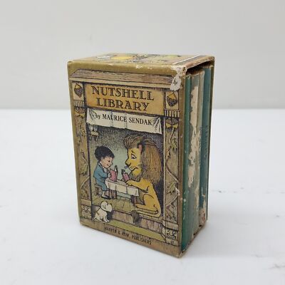 Vintage Nutshell Library by Maurice Sendak Mini Book Set