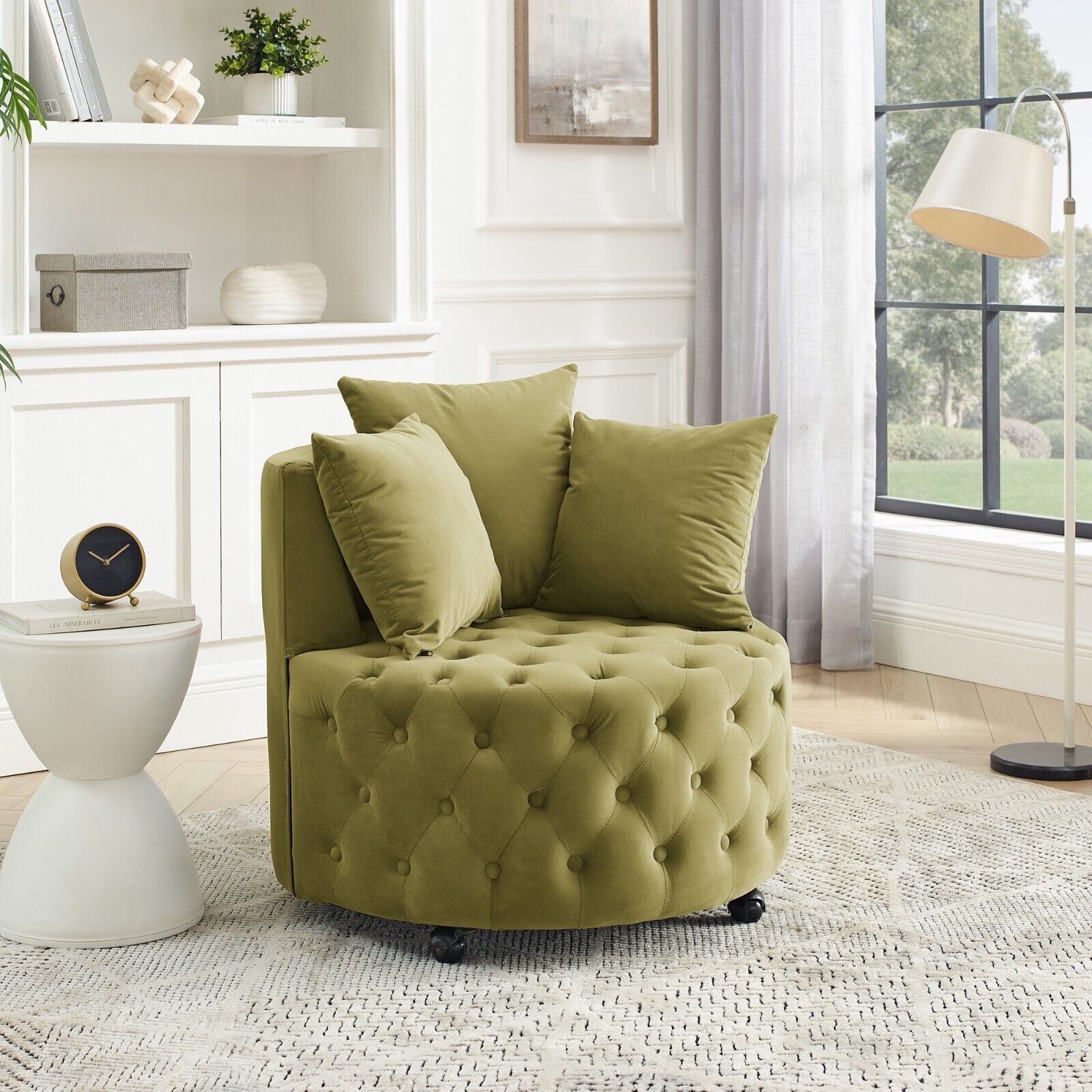 For Living Room, With Button Tufted Sofa Chair