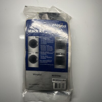 NEW GENUINE WHIRLPOOL/ MAYTAG W10869845 FRONT LOAD WASHER/ DRYER STACK KIT