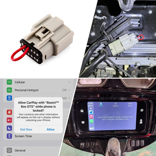 Apple CarPlay Jumper Fit For 2019-2024 Harley Road Glide FLTR Street Glide FLHX