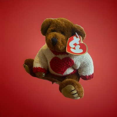 Ty Attic Treasure Collection ''Casanova'' the Bear Jointed MWT RARE WITH ERRORS