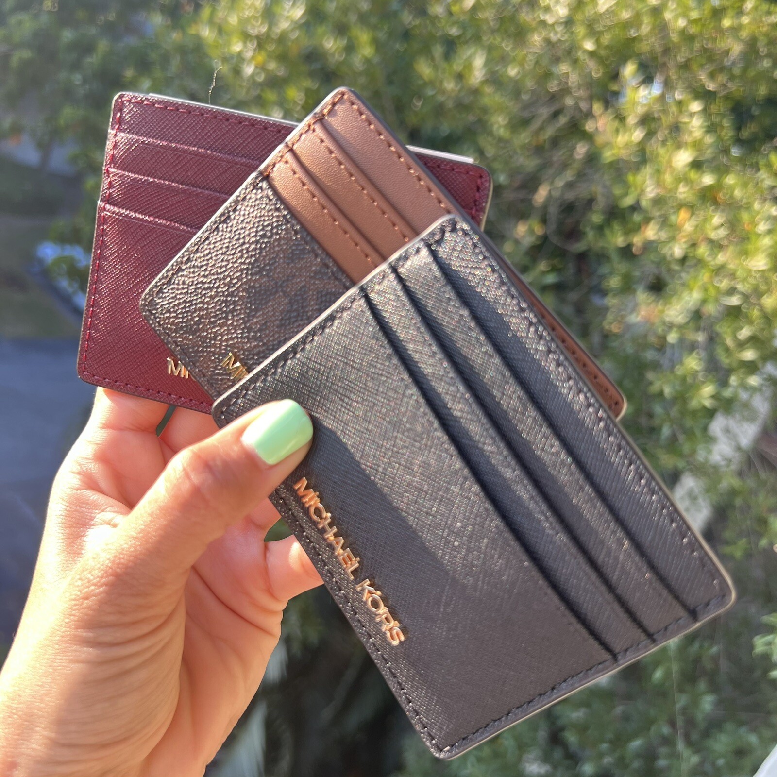 (取寄) マイケルコース レディース ジェット セット カード ホルダー MICHAEL Michael Kors women Jet Set Card Holder Black Michael Kors Women Lady Leather or PVC Credit Card id Holder