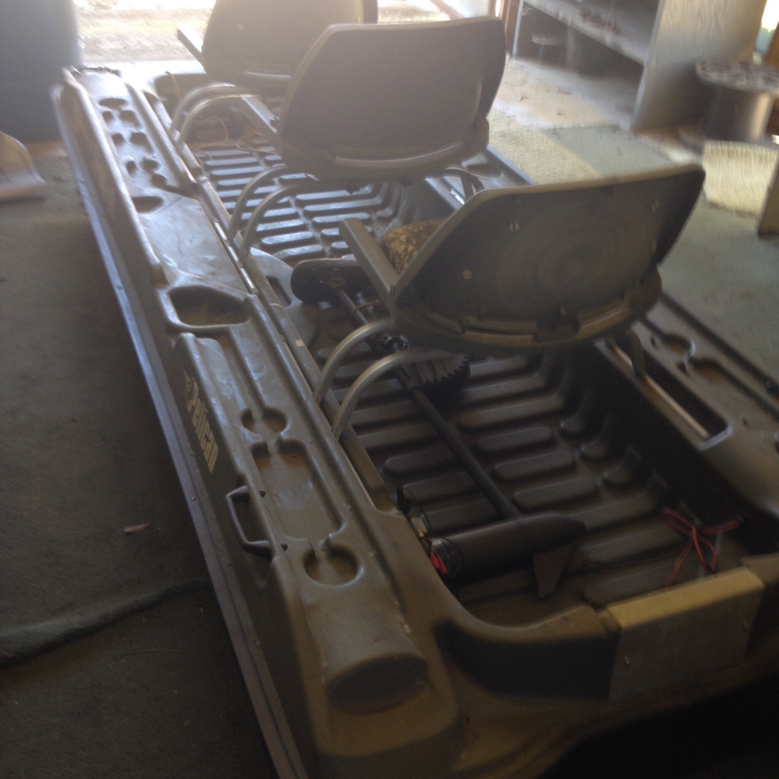 Pelican Bass Raider pontoon boat