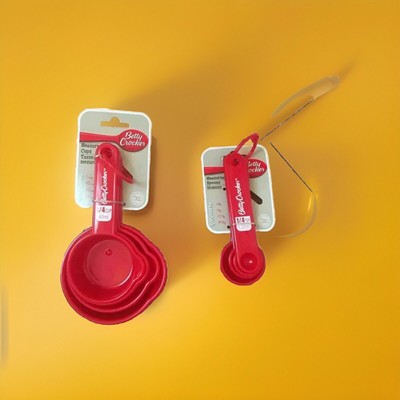 Measuring Cups And Measuring Spoons Betty Crocker Brand New In Package Red