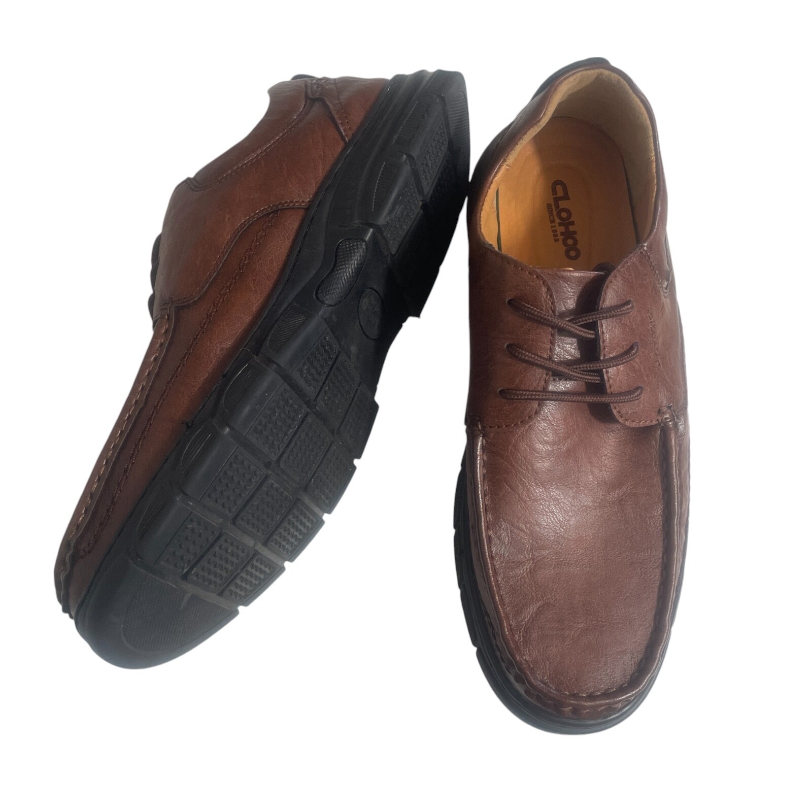 Clohoo 44 (10) Men's Leather Soft Oxford Lace Up | eBay
