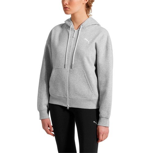 

[517805-01] Женская толстовка с капюшоном Puma X SG SELENA GOMEZ на молнии, Light gray heather